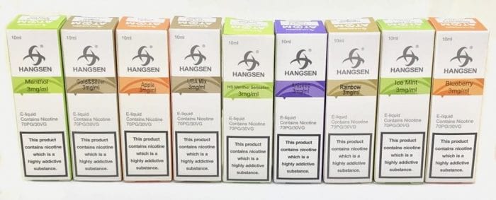 Hangsen E Liquid Now Available in 3mg Nicotine Strength!