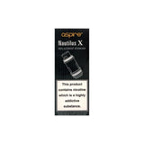 Nautilus X Replacement Vape Coils by Aspire (5 Pack)