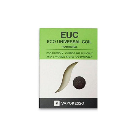 Euc Universal Replacement Coils (5 Pack) | 0.3 Ohm Cotton