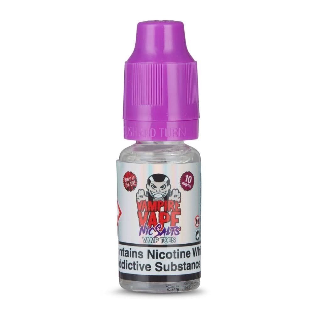 Vamp Toes Nic Salts E Liquid (10ml) | 20mg