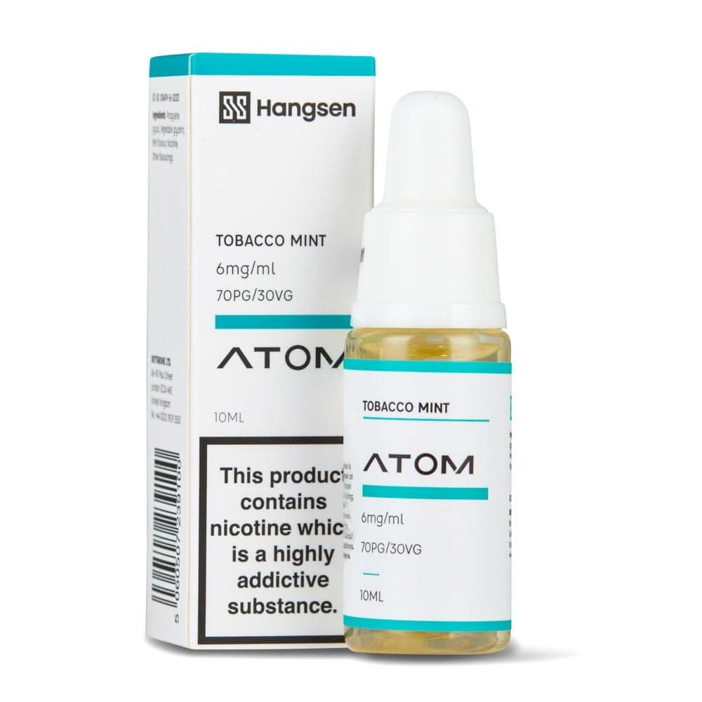 Tobacco Mint E Liquid - Atom Series (10ml) | 18mg