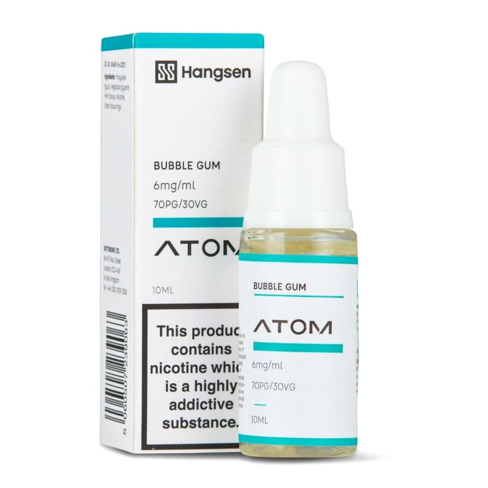 Bubblegum Minty E Liquid - Atom Series (10ml) | 18mg