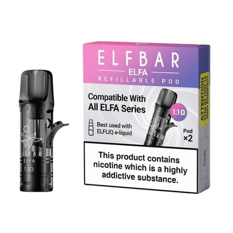 Elfa Refillable Replacement Pods (2 Pack) | 1.1 Ohm