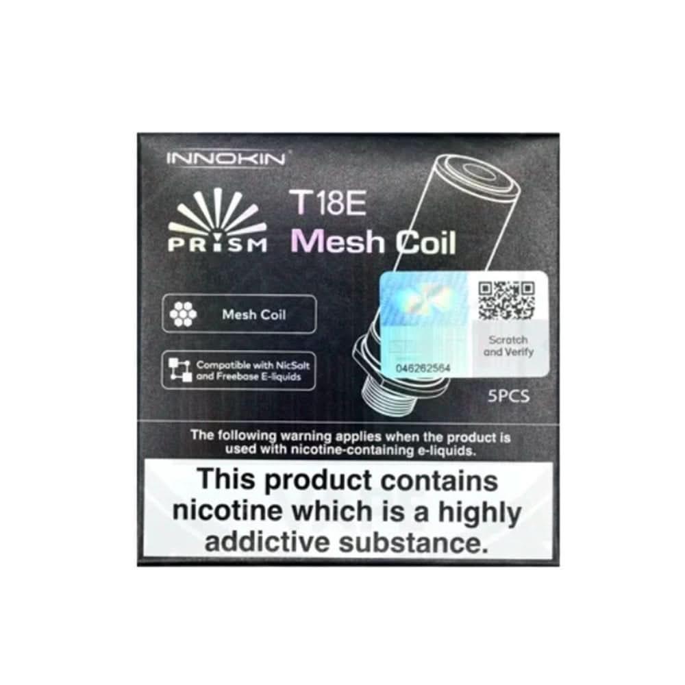 Prism T18E / T22E Endura Replacement Coils by Innokin (5 Pack)