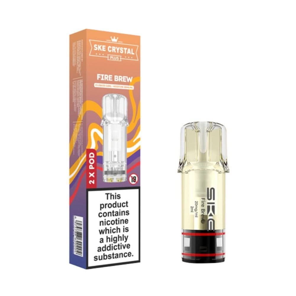 Fire Brew Nic Salt E Liquid Pods - Crystal Plus (2 x 2ml) | 20mg