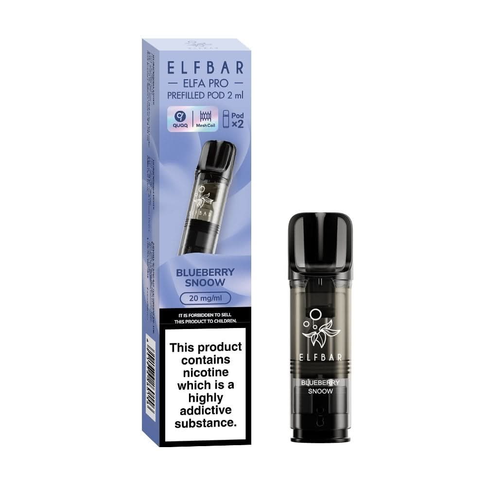 Blueberry Snoow (Blueberry Jam) Nic Salt E Liquid Pods - Elfa PRO Series (2 x 2ml) | 20mg