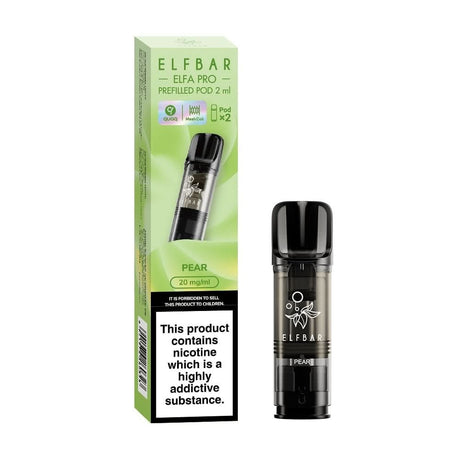 Pear Nic Salt E Liquid Pods - Elfa PRO Series (2 x 2ml) | 20mg