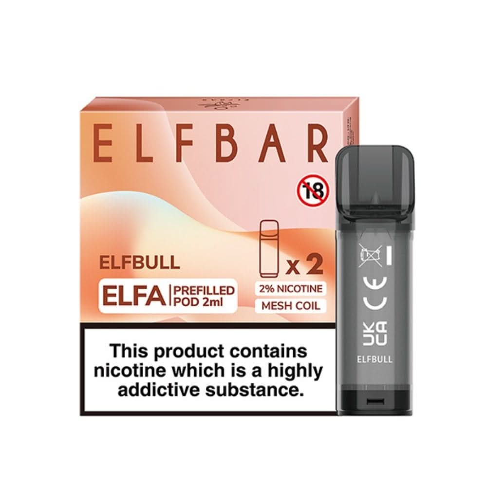 Elfbull Nic Salt E Liquid Pods - Elfa Series (2 x 2ml) | 20mg