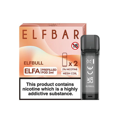 Elfbull Nic Salt E Liquid Pods - Elfa Series (2 x 2ml) | 20mg