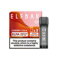 Cherry Cola Nic Salt E Liquid Pods - Elfa Series (2 x 2ml) | 20mg