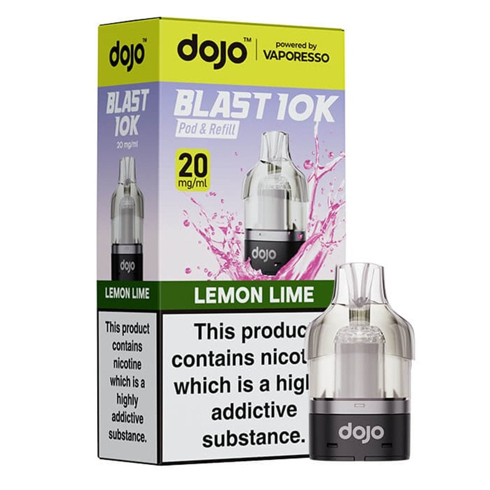 Dojo Blast 10K Lemon Lime Prefilled Pods