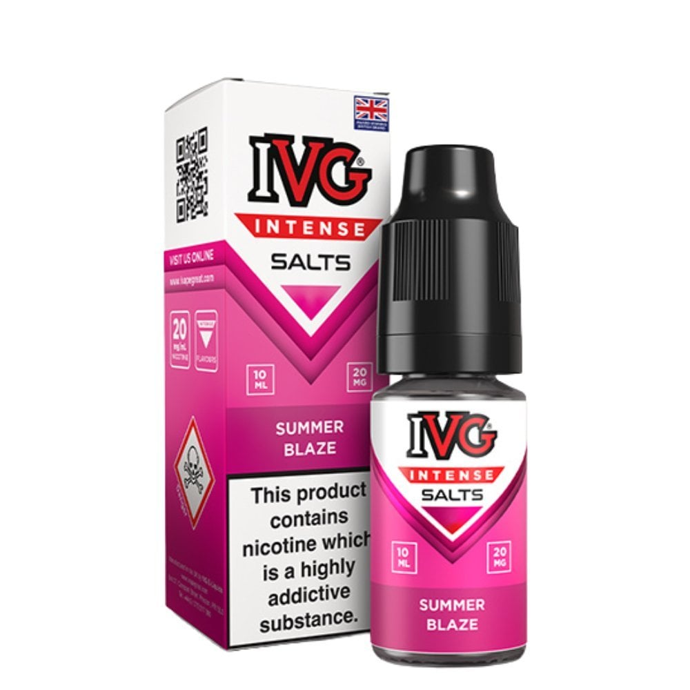 Summer Blaze Nic Salts E-Liquid Intense Salts Series by IVG (10ml)