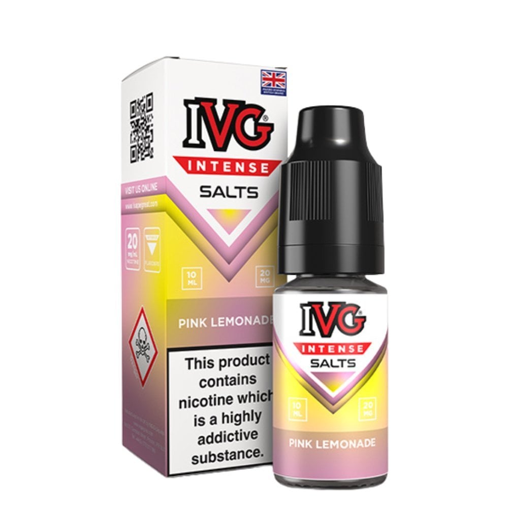 Pink Lemonade Nic Salts E-Liquid Intense Salts Series by IVG (10ml)