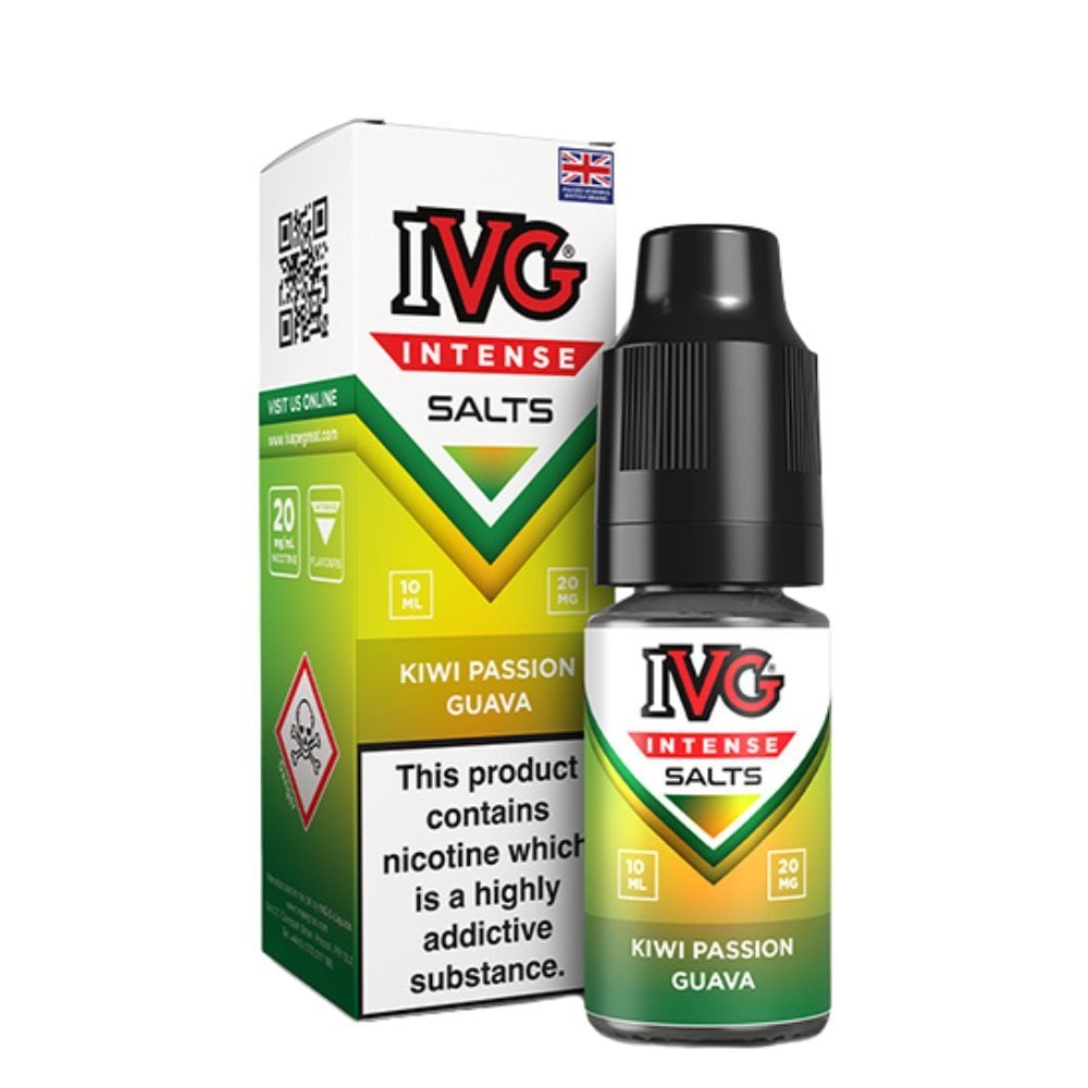 Kiwi Passion Guava Nic Salts E-Liquid Intense Salts Series by IVG (10ml)