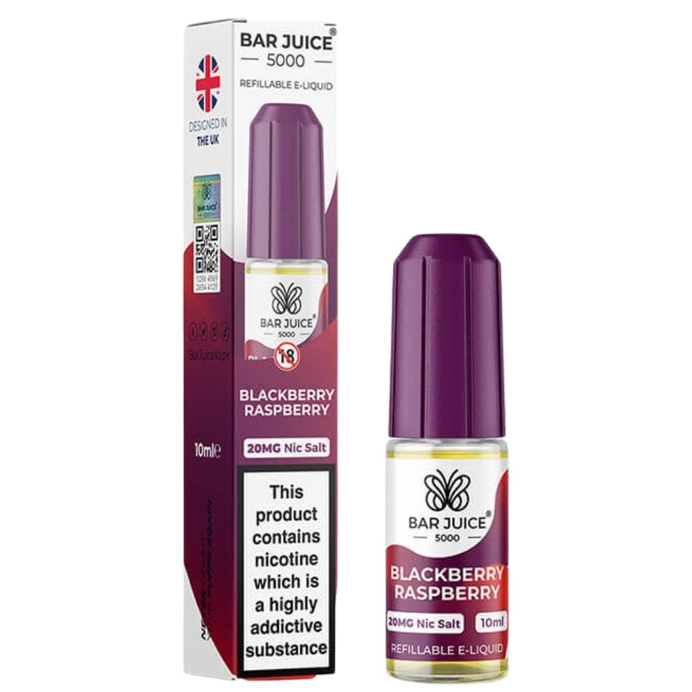 Blackberry Raspberry Nic Salt E-Liquid by Bar Juice 5000 (10ml)