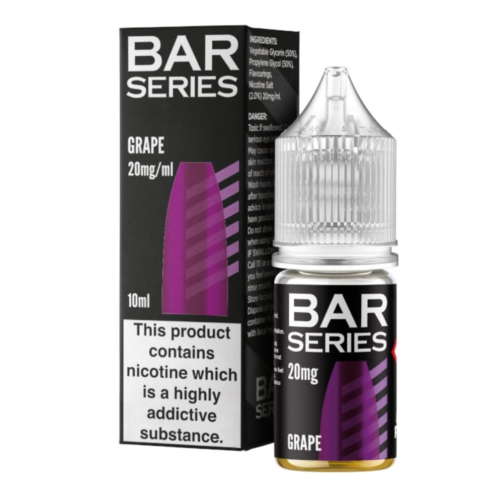 Grape Nic Salt E-Liquid by Bar Series (10ml)