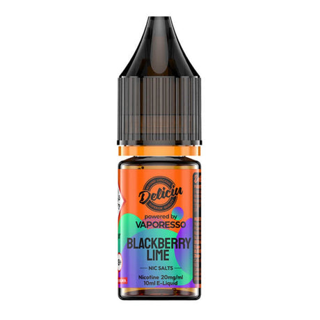 Blackberry Lime Nic Salt E-Liquid 10ml by Deliciu