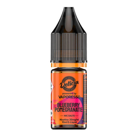 Blueberry Pomegranate Nic Salt E-Liquid 10ml by Deliciu