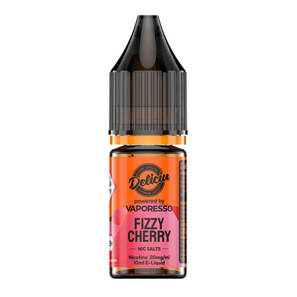 Fizzy Cherry Nic Salt E-Liquid 10ml by Deliciu
