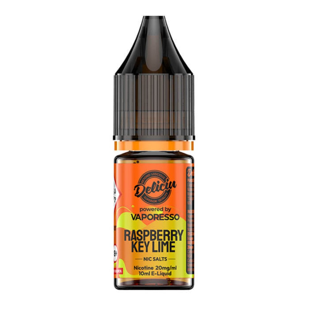 Raspberry Key Lime Nic Salt E-Liquid 10ml by Deliciu