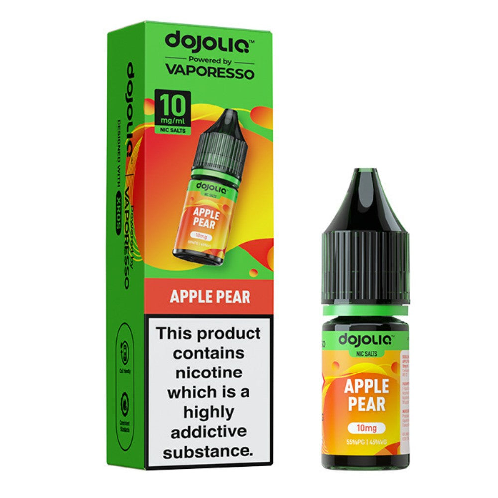 Apple Pear Nic Salt E-Liquid 10ml by Dojoliq