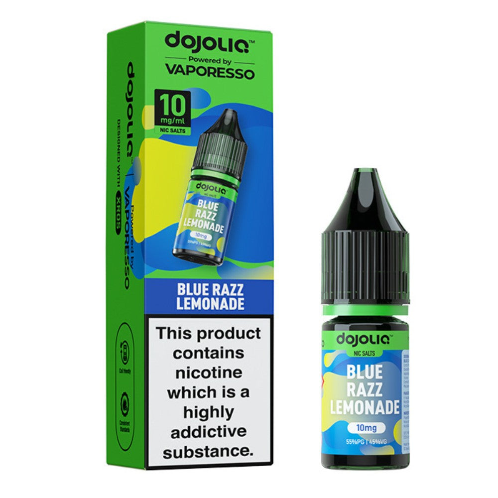 Blue Razz Lemonade Nic Salt E-Liquid 10ml by Dojoliq