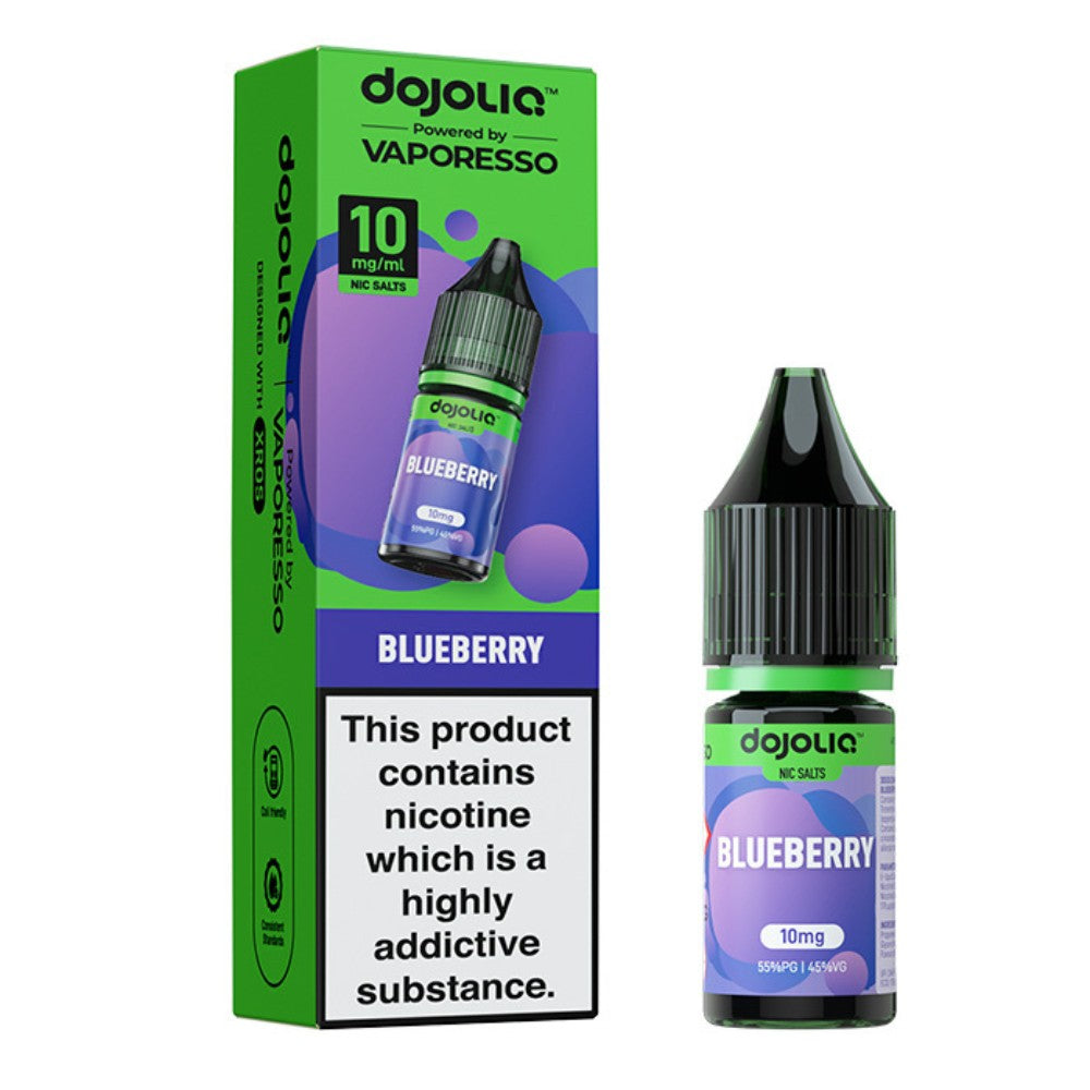 Blueberry Nic Salt E-Liquid 10ml by Dojoliq