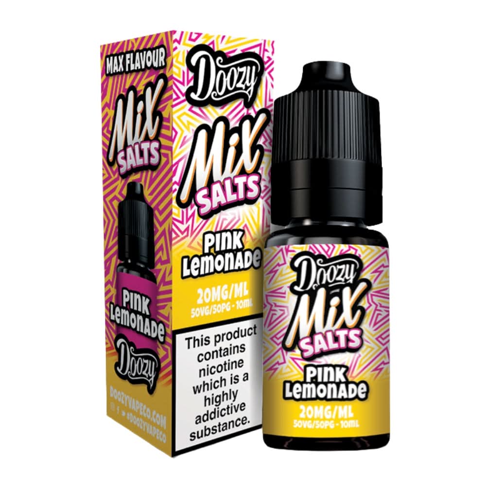 Pink Lemonade Nic Salt E-Liquid Mix Salts Series by Doozy Vape Co (10ml)