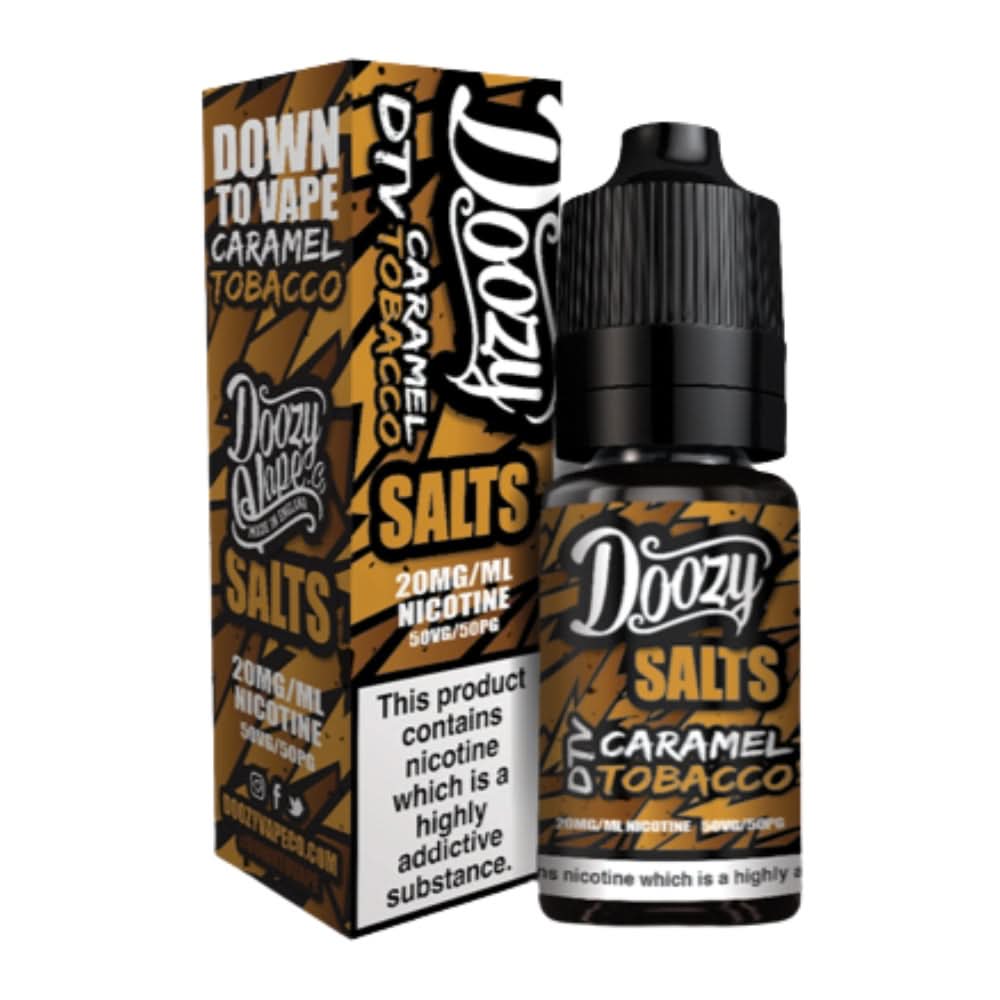 Caramel Tobacco Nic Salt E-Liquid by Doozy Vape Co (10ml)