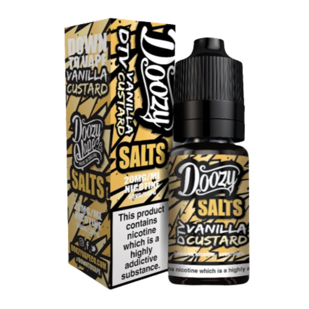 Vanilla Custard Nic Salt E-Liquid by Doozy Vape Co (10ml)