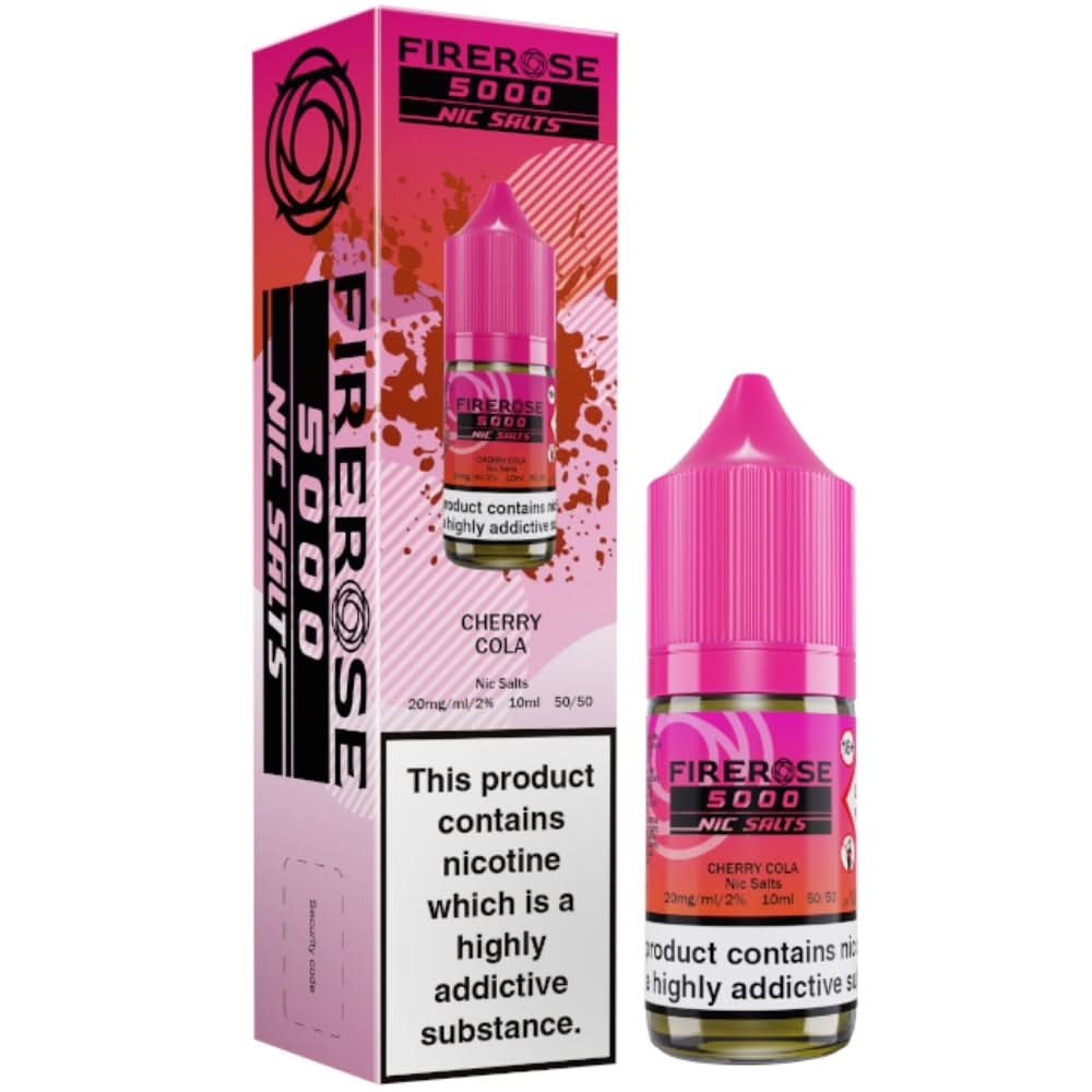 Cherry Cola Nic Salt E-Liquid Firerose 5000 by ELUX (10ml)