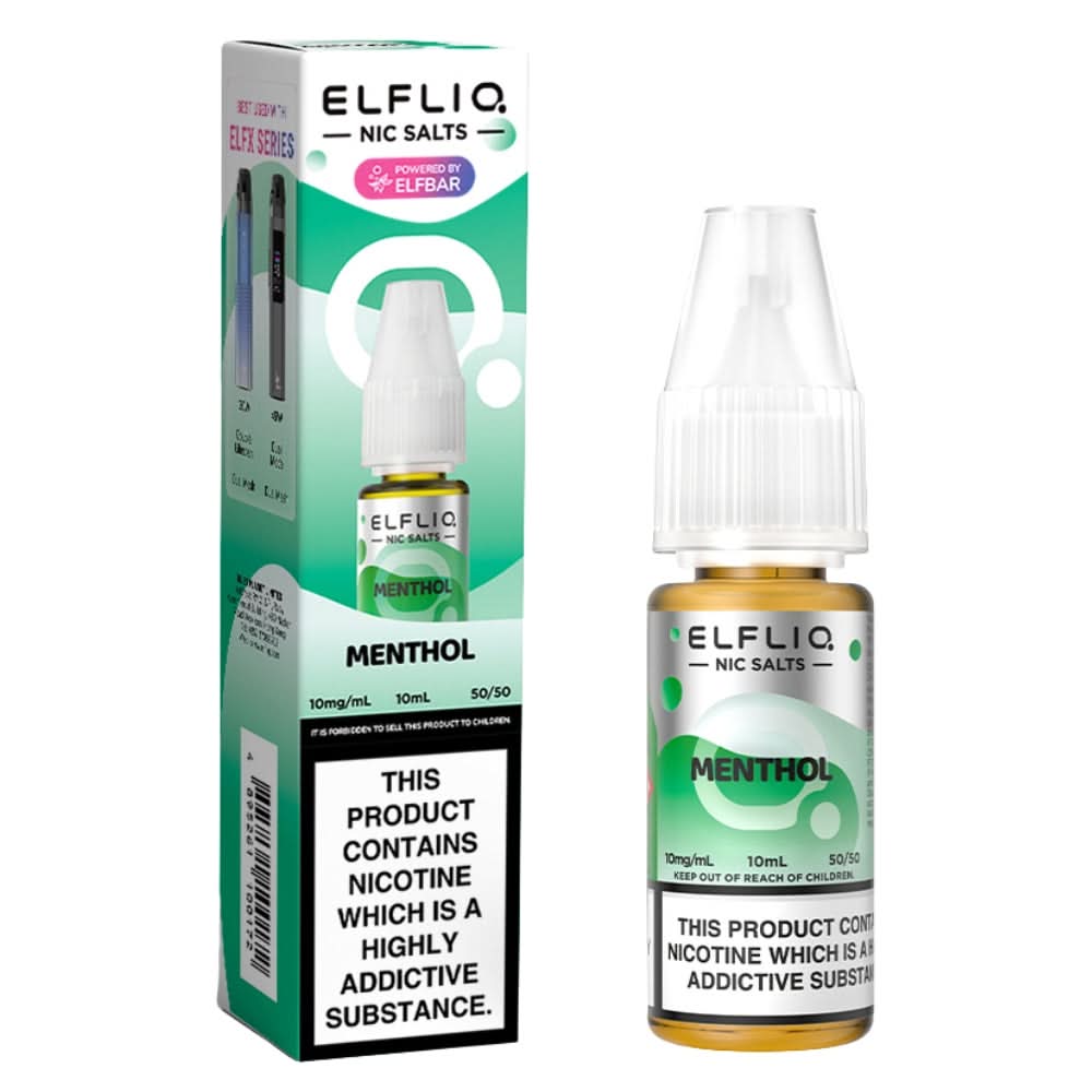 Menthol Nic Salt E-Liquid by Elf Bar Elfliq (10ml)