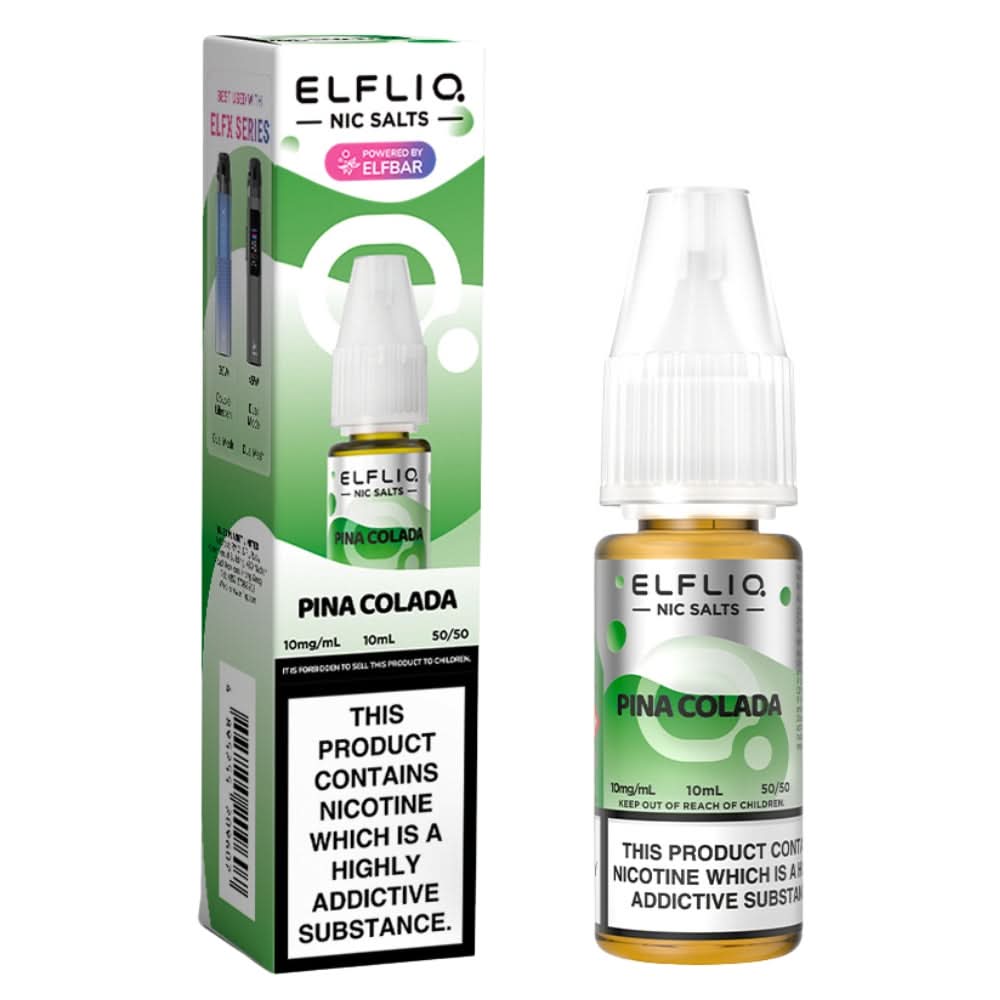 Pina Colada Nic Salt E-Liquid by Elf Bar Elfliq (10ml)