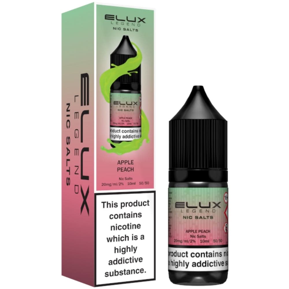 Apple Peach Nic Salt E-Liquid Legend Series by ELUX (10ml)