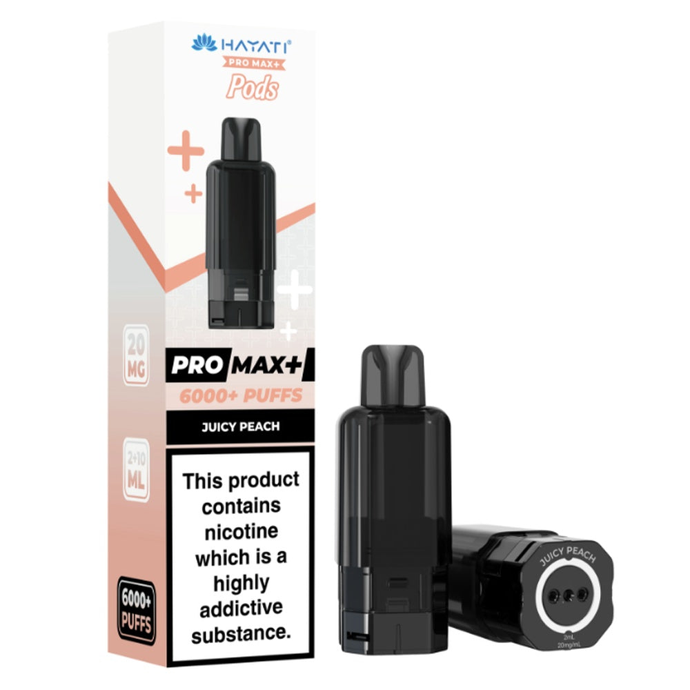 Hayati Pro Max Plus 6000 Juicy Peach Prefilled Pods