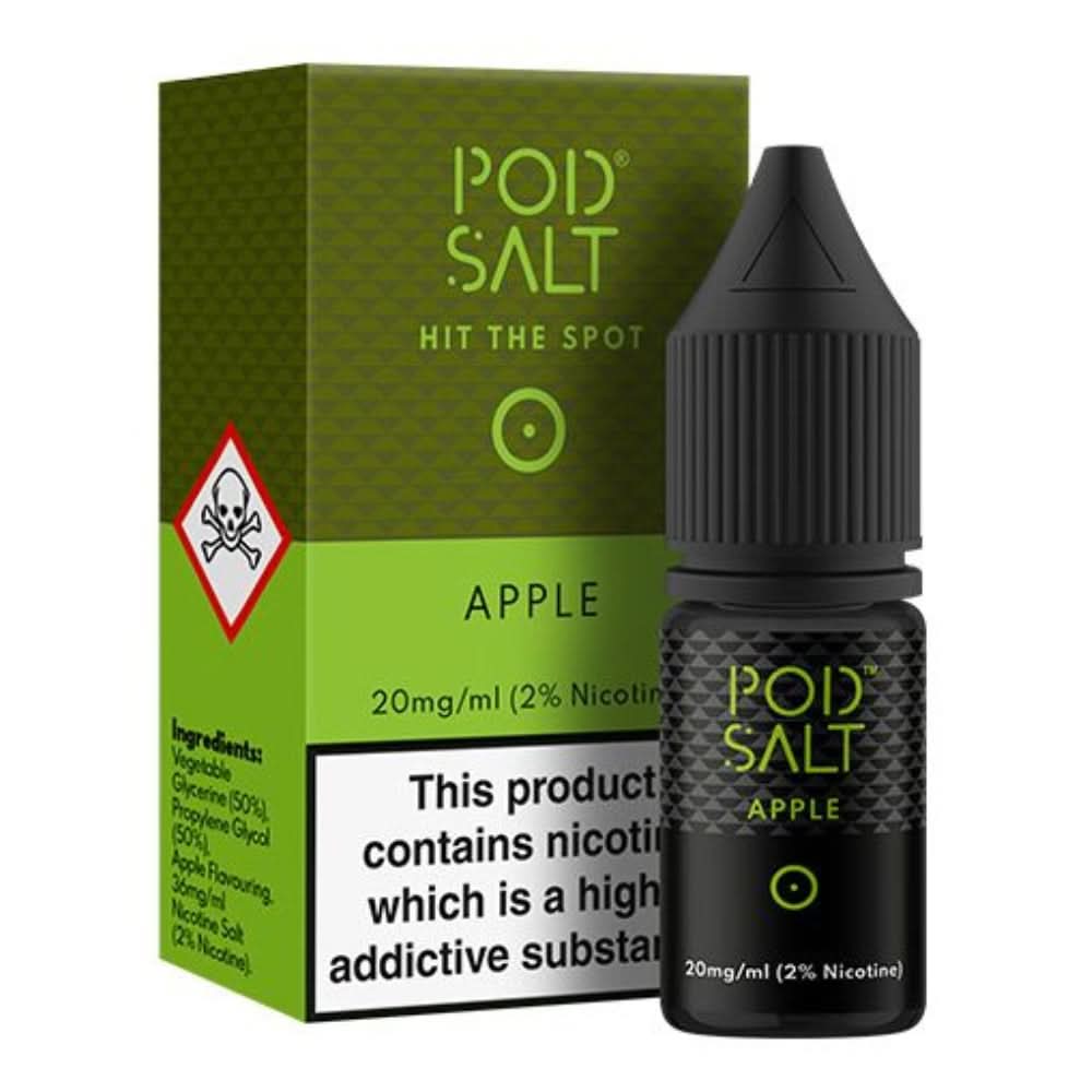 Apple Nic Salt E-Liquid by Pod Salt (10ml)