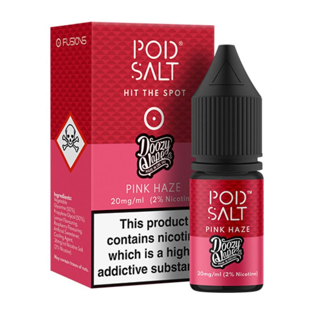 Pink Haze Nic Salt E-Liquid Fusion Series by Pod Salt (10ml)