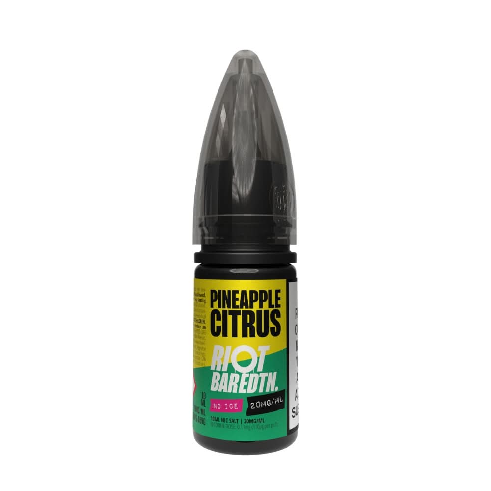 Pineapple Citrus Nic Salt E-Liquid Bar Edition No Ice by Riot Squad (10ml)