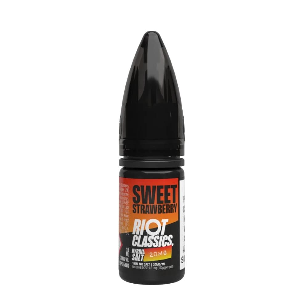 Sweet Strawberry Hybrid Salt E-Liquid by Riot Squad (10ml)