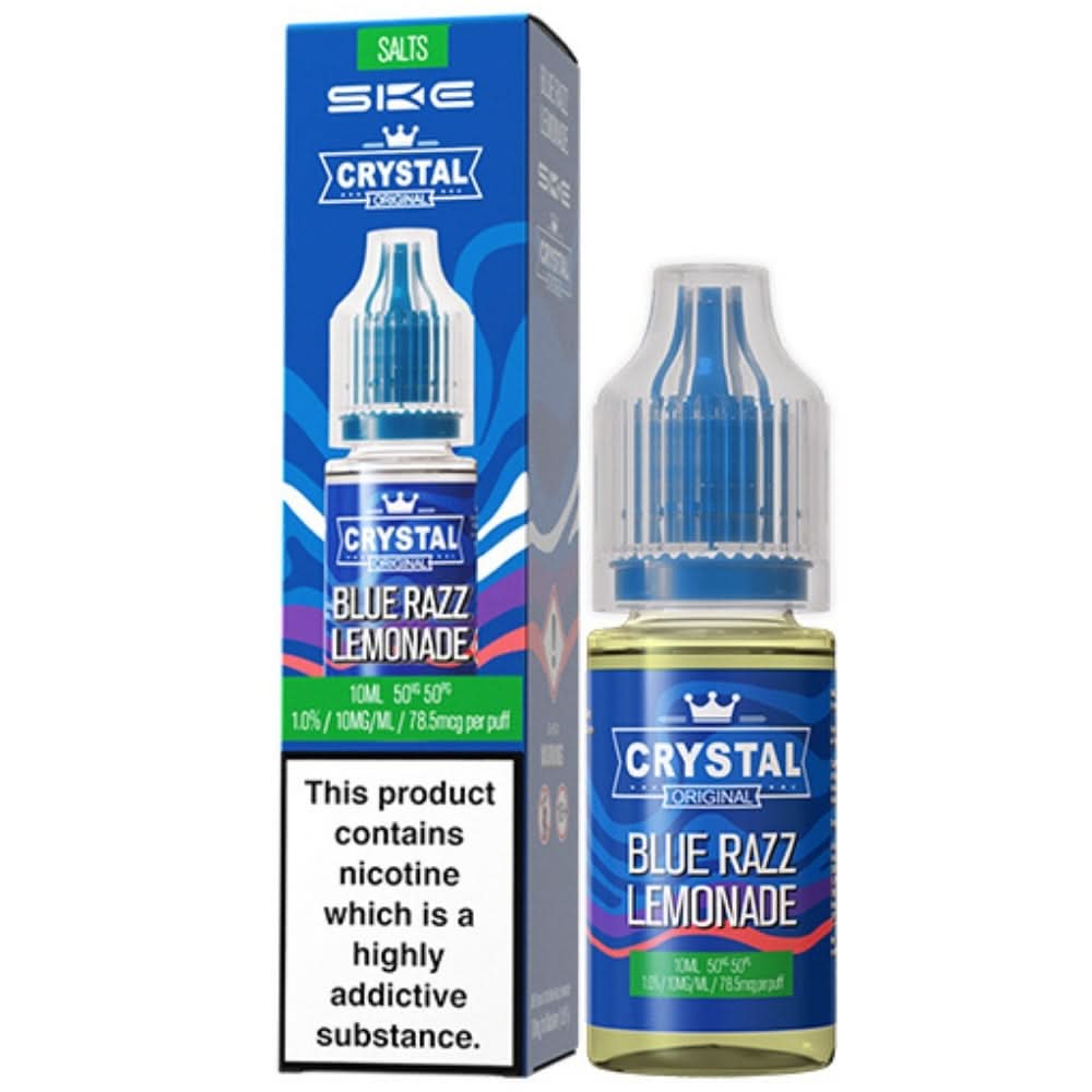 Blue Razz Lemonade Nic Salt E-Liquid Original Series by SKE Crystal (10ml)