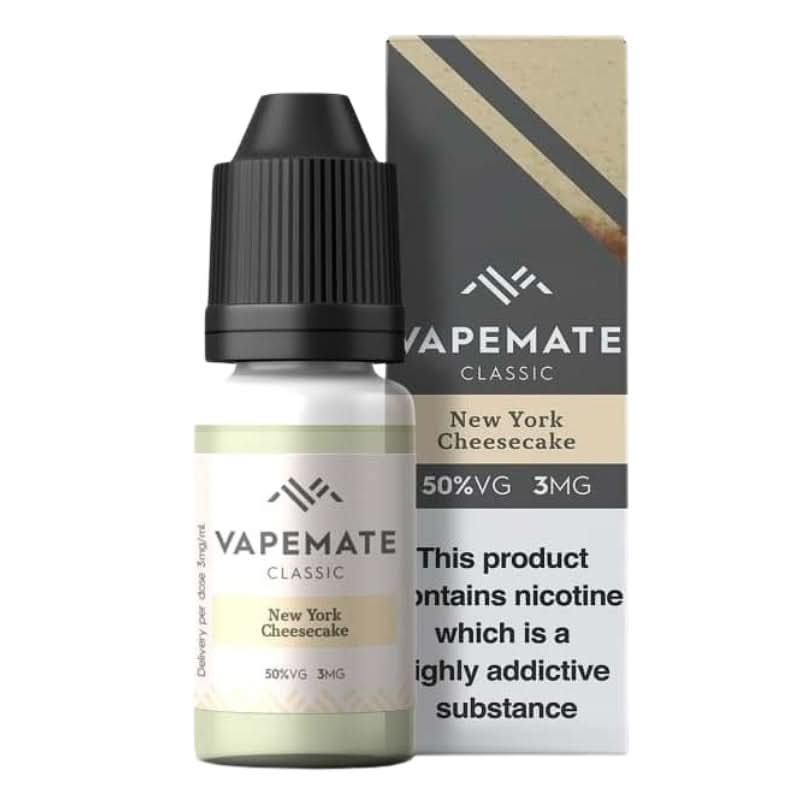 New York Cheesecake E-Liquid by Vapemate (10ml)
