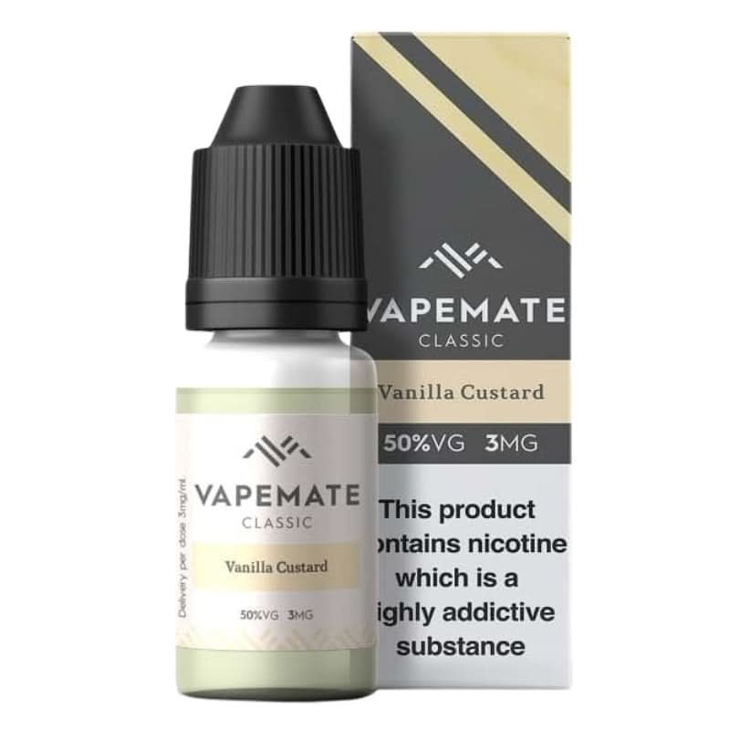 Vapemate Vanilla Custard E Liquid UK from £2.99 | Vapekit