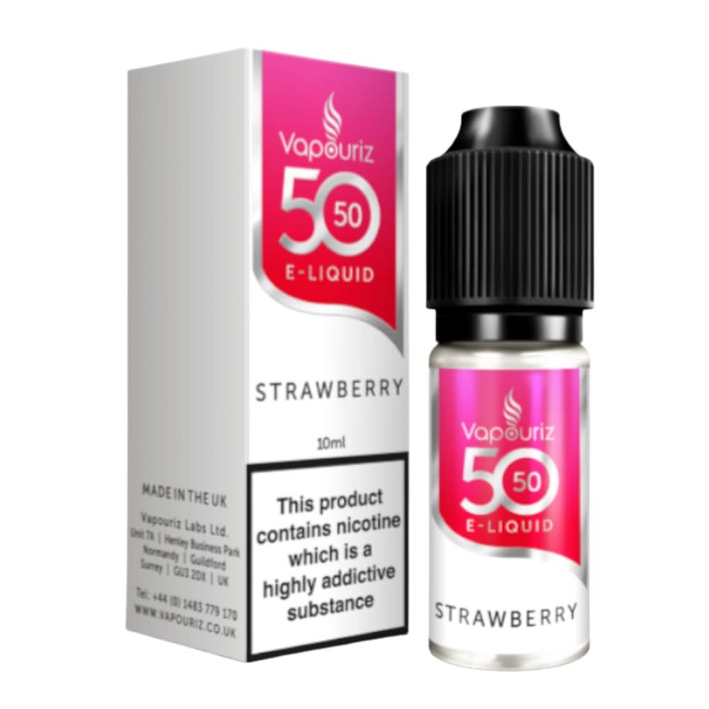 Strawberry E-Liquid 50/50 Series by Vapouriz (10ml)