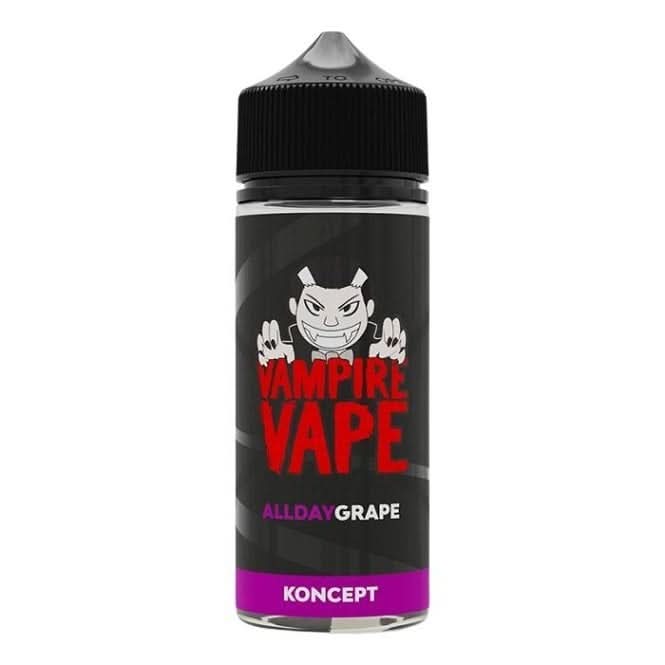 All Day Grape Shortfill E-Liquid Koncept Series by Vampire Vape (100ml)