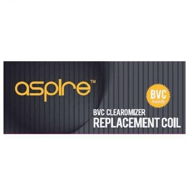 BVC Clearomizer Replacement Coils by Aspire (5 Pack)