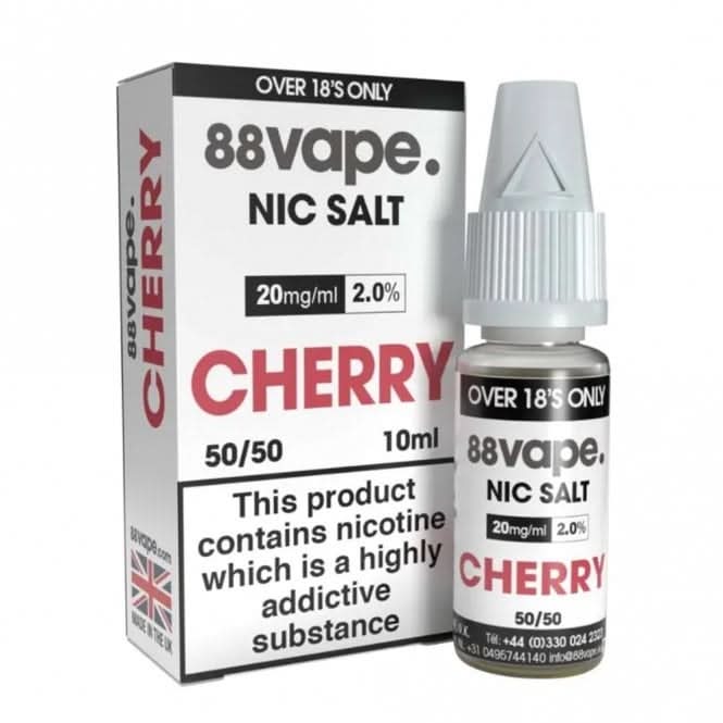 Cherry Nic Salt E-Liquid by 88vape (10ml)