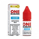 Cool Mint E-Liquid 50/50 Series by ONE E-Liquids (10ml)