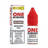 Light Tobacco E-Liquid 50/50 Series by ONE E-Liquids (10ml)