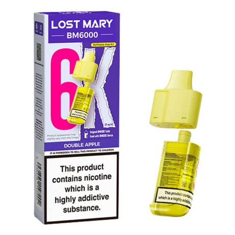 Lost Mary BM6000 Double Apple Prefilled Vape Pods