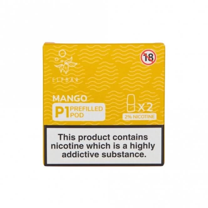 Mango Mate P1 Prefilled Pods by Elf Bar (2 x 2ml)